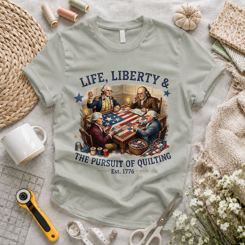 Love Sewing Machine American Flag Patriotic - Pink view 5