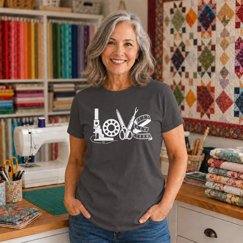 LOVE Sewing Tools T-shirt