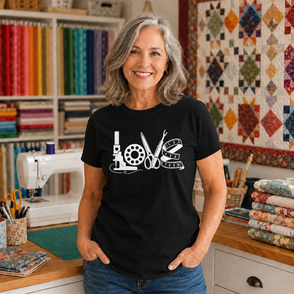 LOVE Sewing Tools T-shirt