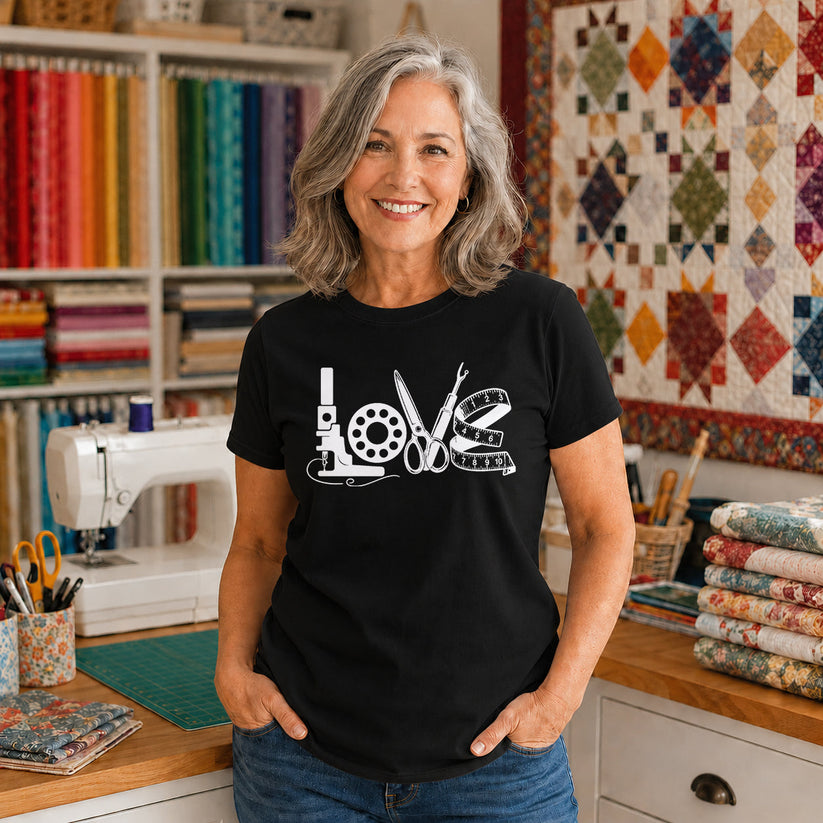 LOVE Sewing Tools T-shirt