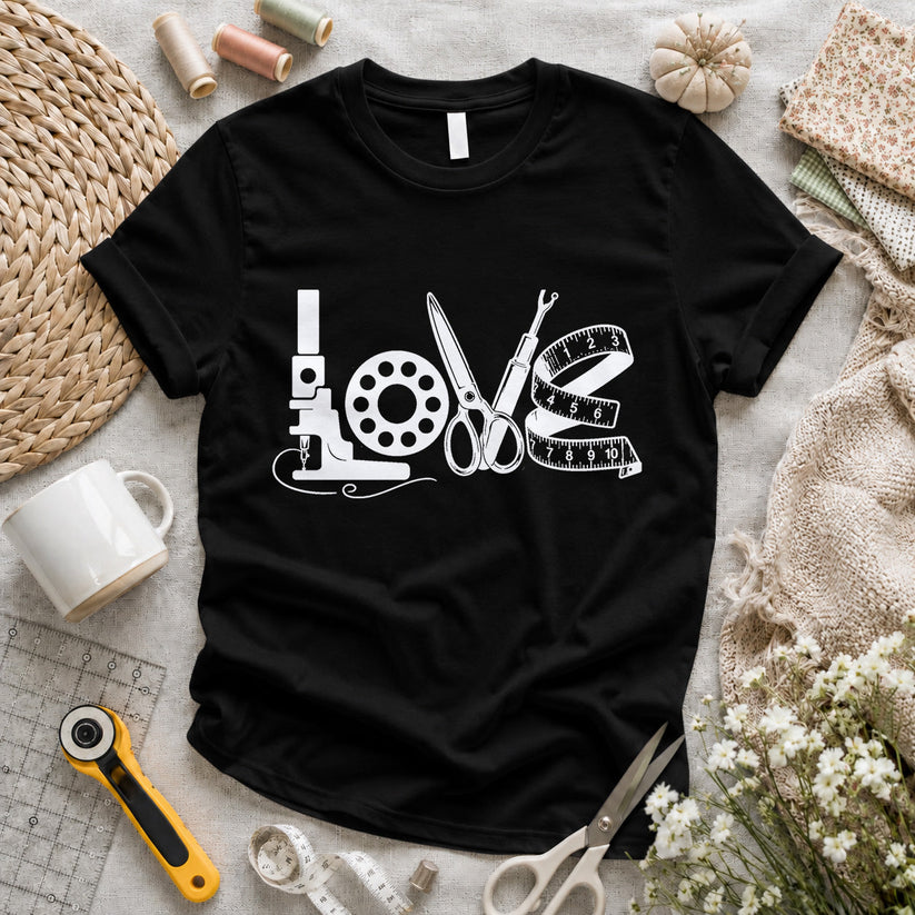 LOVE Sewing Tools T-shirt