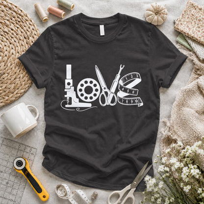 LOVE Sewing Tools T-shirt