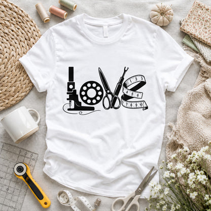 LOVE Sewing Tools T-shirt