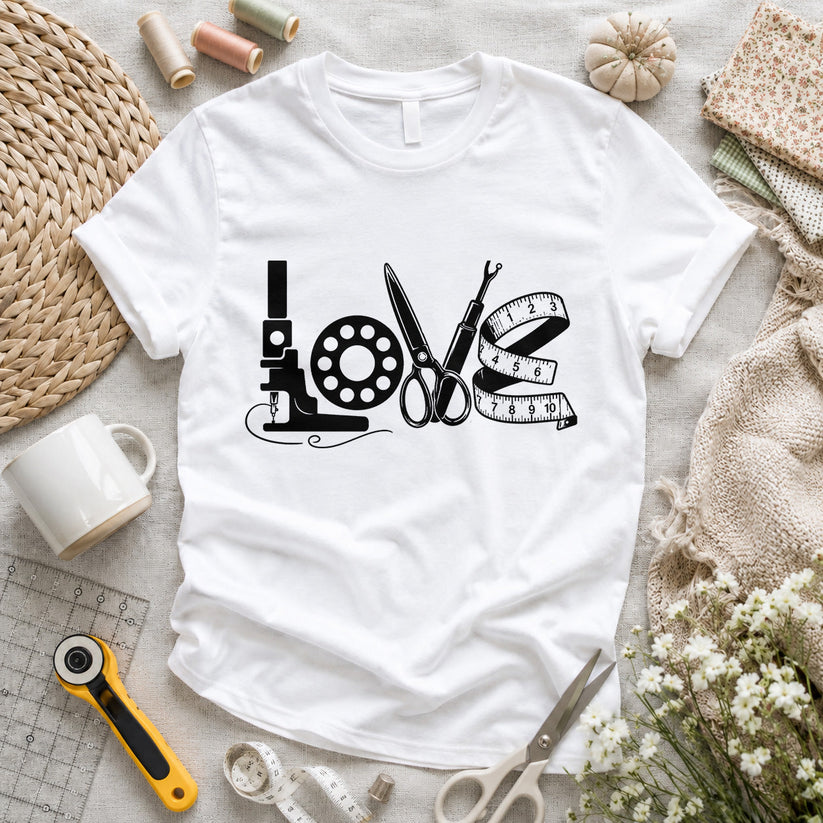 LOVE Sewing Tools T-shirt