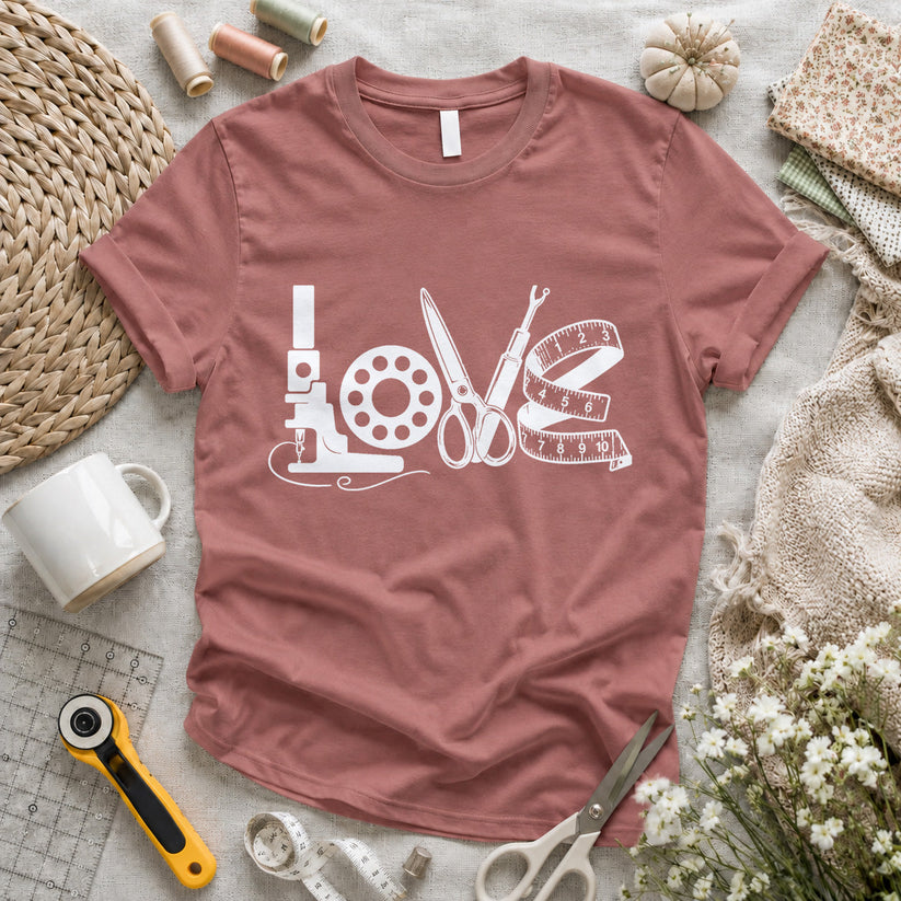 LOVE Sewing Tools T-shirt