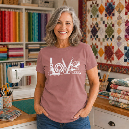LOVE Sewing Tools T-shirt