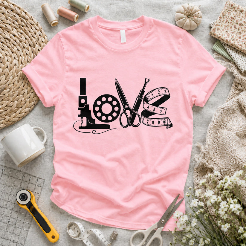 LOVE Sewing Tools T-shirt
