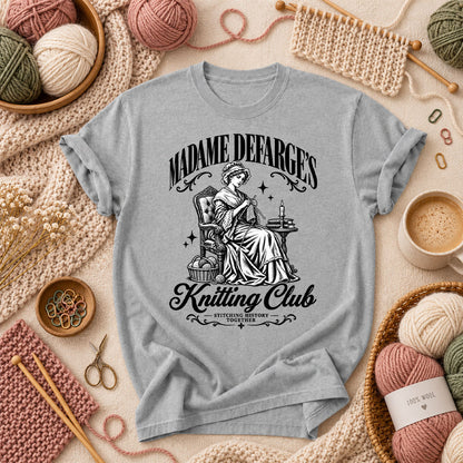 Madame Defarge's Knitting Club T-Shirt - Athletic Heather