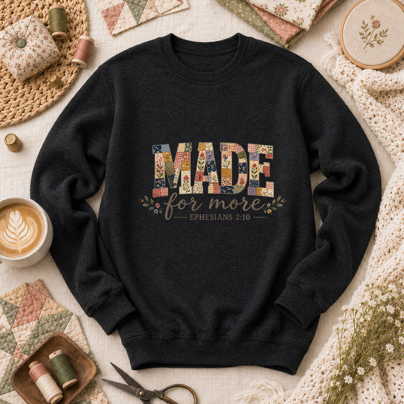 Made For More Ephesians 210 Long Sleeve - Black