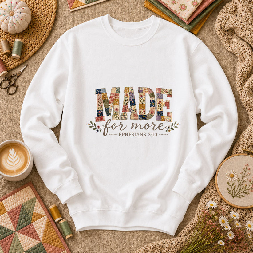 Made For More Ephesians 210 Long Sleeve - White