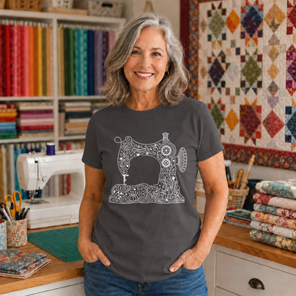 Mandala Sewing Machine T-shirt