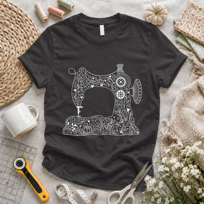 Mandala Sewing Machine T-shirt