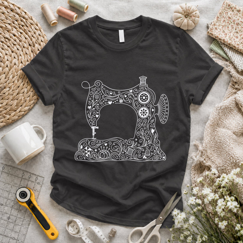 Mandala Sewing Machine T-shirt