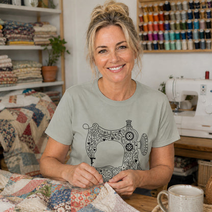 Mandala Sewing Machine T-shirt