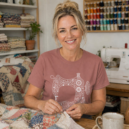 Mandala Sewing Machine T-shirt