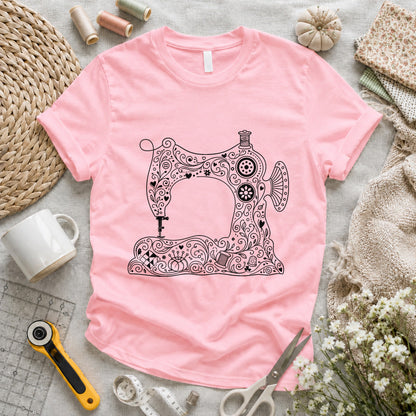 Mandala Sewing Machine T-shirt