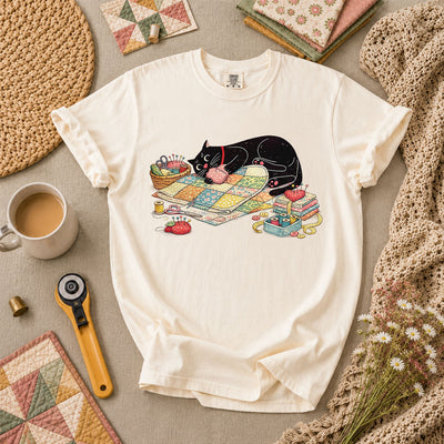 Meow Bite Sleeping Cat T-Shirt