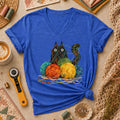 Meow Cat With Yarn Balls Women's V-Neck