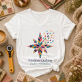 Modern Quilting Endless Possibilities Star Women's V-Neck