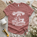 Quilting Because Murder Is Wrong T-shirt