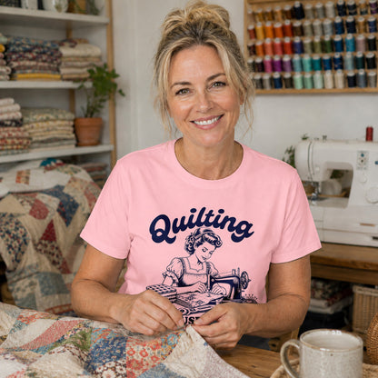 Quilting Because Murder Is Wrong T-shirt