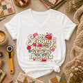 My Sewing Machine Is Calling I Must Sew Women's V-Neck