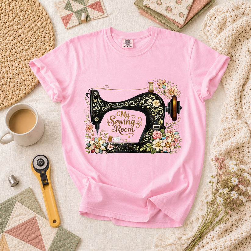 My Sewing Room Ornate Floral T-Shirt - Blossom