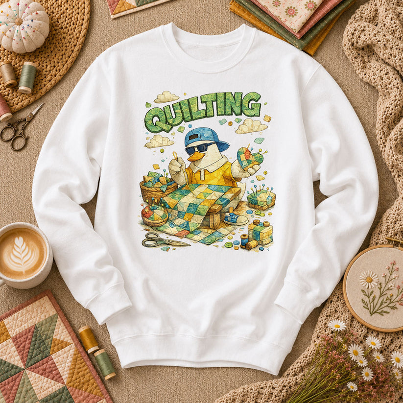 New Mood Quilting Long Sleeve - White