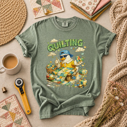 New Mood Quilting T-Shirt - Forest