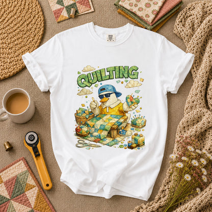 New Mood Quilting T-Shirt - White