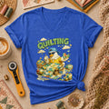 New Mood Quilting Women's V-Neck