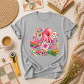 Octopus Quilter Pink Sewing Supplies T-Shirt