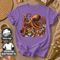 Octopus Quilter With Sewing Notions T-Shirt