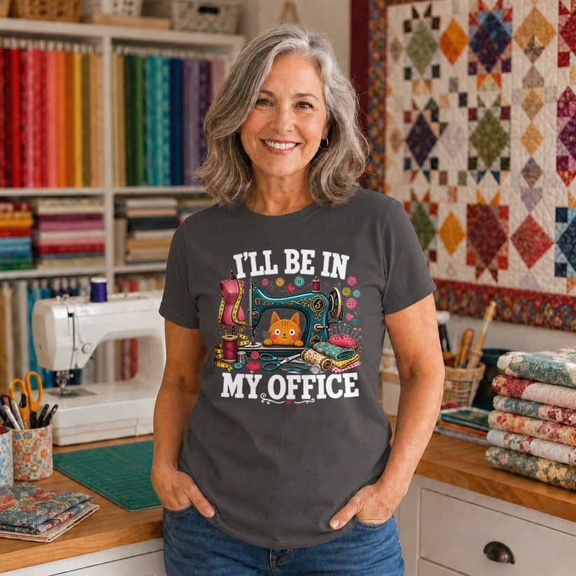I'll Be In My Office Cat T-shirt