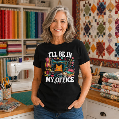 I'll Be In My Office Cat T-shirt