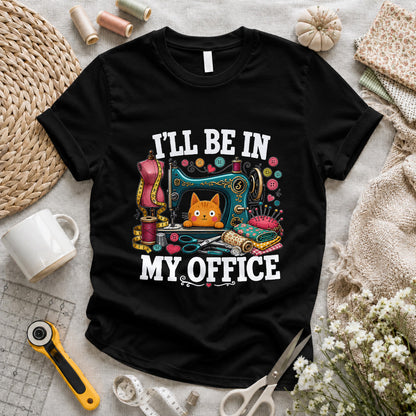 I'll Be In My Office Cat T-shirt