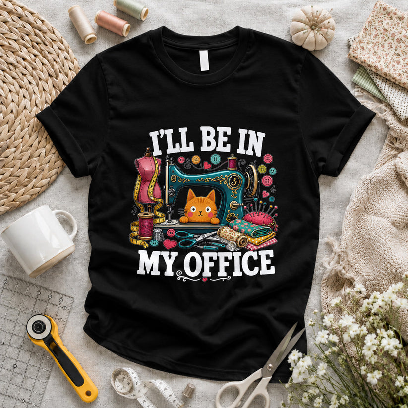 I'll Be In My Office Cat T-shirt
