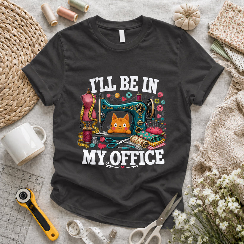 I'll Be In My Office Cat T-shirt