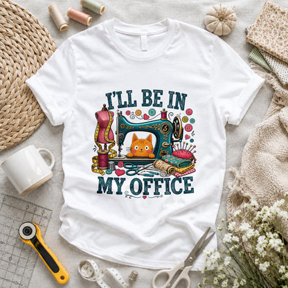 I'll Be In My Office Cat T-shirt