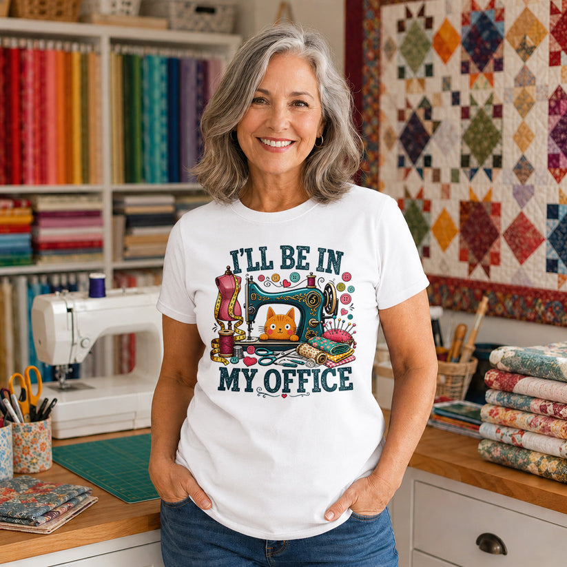 I'll Be In My Office Cat T-shirt