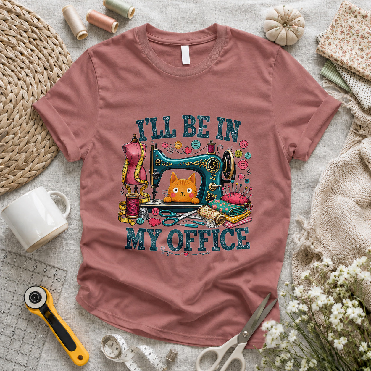 I'll Be In My Office Cat T-shirt
