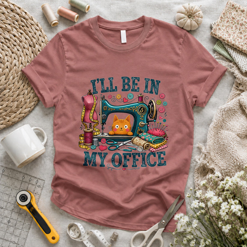 I'll Be In My Office Cat T-shirt