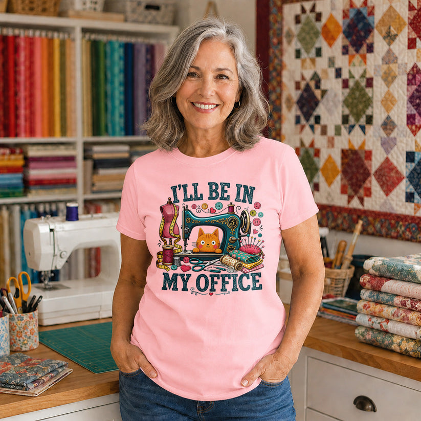 I'll Be In My Office Cat T-shirt
