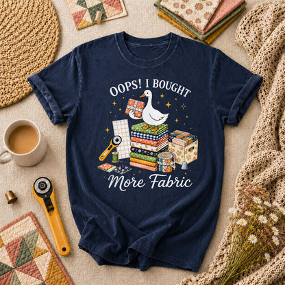 Oops I Bought More Fabric Duck T-Shirt - Navy
