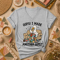 Oops I Made Another Quilt Funny Women's V-Neck