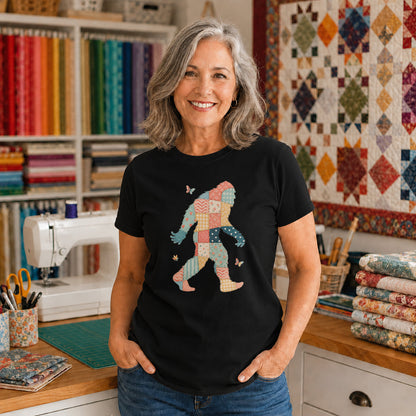 Patchwork Bigfoot T-shirt