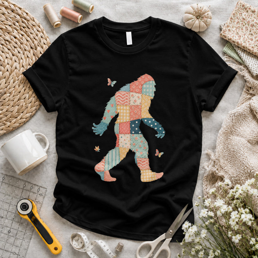 Patchwork Bigfoot T-shirt