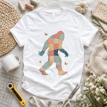 Patchwork Bigfoot T-shirt