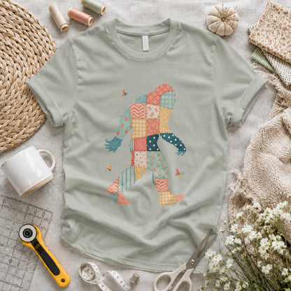 Patchwork Bigfoot T-shirt