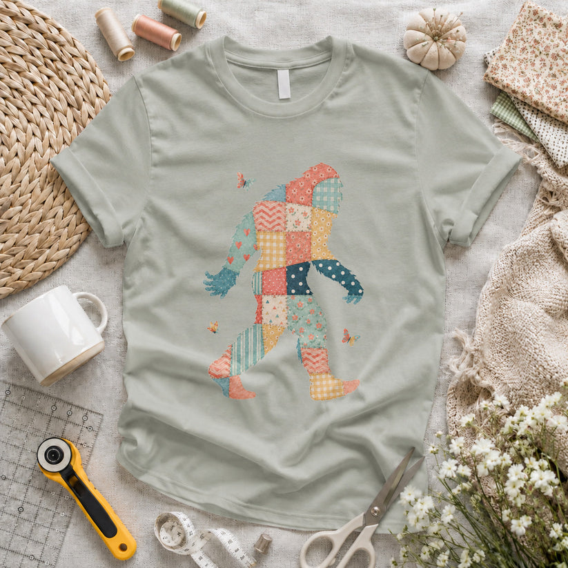 Patchwork Bigfoot T-shirt